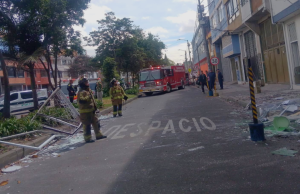Controlan explosión de tanque de alcohol en vivienda de Kennedy