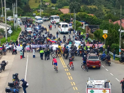 Mesa técnica tras protestas en La Calera y Choachí será el 10 de abril