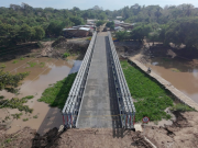 Instalan puente militar en Guaranda, La Mojana, zona afectada por lluvias