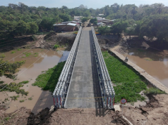Instalan puente militar en Guaranda, La Mojana, zona afectada por lluvias