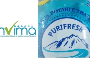 Invima emite alerta por comercialización de agua potable con registro sanitario vencido: piden suspender su consumo