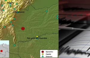 Colombia registra un promedio de 2.500 sismos al mes por su alta actividad tectónica