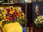 Con baile y tambores le rindieron el último y sentido homenaje a Totó la Momposina en el Capitolio Nacional