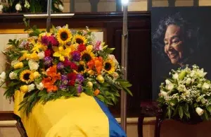 Con baile y tambores le rindieron el último y sentido homenaje a Totó la Momposina en el Capitolio Nacional