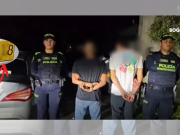 Caen dos hombres que embistieron a policías y alteraban placas en Bogotá