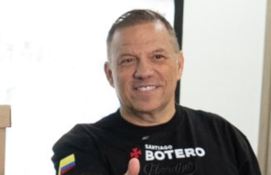 Candidato Santiago Botero es desalojado por presunta violencia familiar
