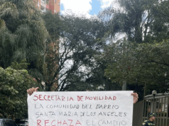 Cinco detenidos tras incidente en protesta por cambios viales en Santa María de los Ángeles
