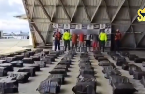 Incautan 1.9 toneladas de cocaína en el Pacífico colombiano