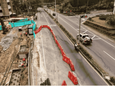 Obras en Chuscalito alcanzan 20 % de avance para recuperar la movilidad en Las Palmas