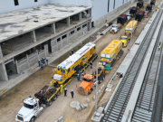 RegioTram: maquinaria permitirá construir 300 metros de vía al día