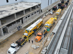 RegioTram: maquinaria permitirá construir 300 metros de vía al día