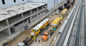 RegioTram: maquinaria permitirá construir 300 metros de vía al día