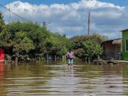 Desbordamiento del río Bijagual deja 10 barrios bajo el agua en Apartadó