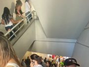 Reportan inusitada congestión en el puesto de votación del centro comercial Sandiego