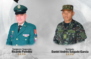 Asesinan a dos militares durante combate con el Clan del Golfo en Chocó