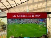 LG presentó la inauguración del Mundial 2026 a través de un televisor de 100 pulgadas con IA para mejorar la nitidez y la comodidad visual