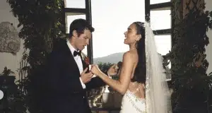 Dua Lipa revela el vestido de su boda con Callum Turner: es Chanel, compuesto por 480.000 cuentas y más de 1.000 horas de costura