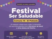 El Poblado tendrá Festival Ser Saludable con servicios gratuitos