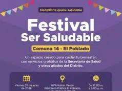 El Poblado tendrá Festival Ser Saludable con servicios gratuitos
