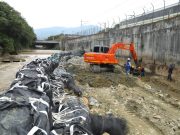 Metro sigue trabajando contra la erosión del río Medellín en tramo del Aburrá Sur