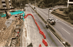Cierre total nocturno en Chuscalito por obras en la vía este viernes 26 de junio