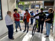 Policías en bicicleta apoyan la seguridad en el comercio de El Poblado