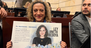 Aprueban proyecto Jineth Bedoya para erradicar la violencia contra mujeres