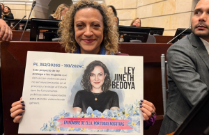 Aprueban proyecto Jineth Bedoya para erradicar la violencia contra mujeres