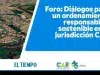 Foro: Diálogos para un ordenamiento responsable y sostenible en la jurisdicción CAR