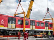 Avanzan las obras del Metro de Bogotá: 15 trenes ya están en el país