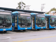 Bogotá recibió 21 nuevos buses, 100 % eléctricos, traídos desde China
