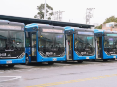 Bogotá recibió 21 nuevos buses, 100 % eléctricos, traídos desde China