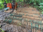 Ejército destruye en Tumaco el mayor depósito de explosivos del año