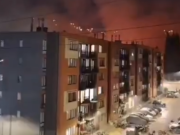 Emergencia en Soacha por fuerte incendio cerca de conjunto residencial
