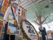 Los Molinos celebra la Feria de las Flores con el silletero marioneta más grande de Colombia