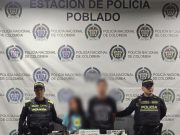 Capturan dos asaltantes que robaron celulares en local comercial de El Poblado