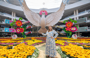 El Tapete de Flores más grande está en Santafé Medellín