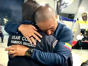 Bomberos de Envigado regresan a Colombia tras misión en Venezuela