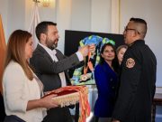 Bogotá condecoró a bomberos que salvaron vidas en Venezuela