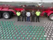 Policía incauta 657 kilos de cocaína en el peaje de Chinauta