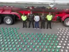 Policía incauta 657 kilos de cocaína en el peaje de Chinauta