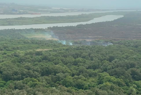 Santander pidió apoyo aéreo al Gobierno para combatir incendio forestal