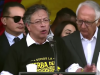 Petro centra su último discurso como presidente en criticar a De la Espriella
