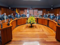De la Espriella se reunió con Altas Cortes y la fiscal para fortalecer coordinación con Rama Judicial