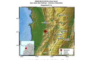 Dimar descarta amenaza de tsunami para la costa Pacífica colombiana tras sismo de magnitud 7,4