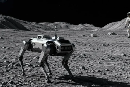 China prepara perros robot para conquistar la Luna: así ayudarán a construir su gran base espacial en 2035