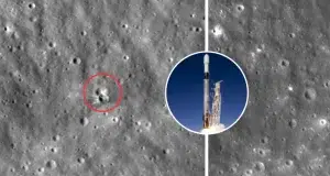 Video | La Nasa reveló el nuevo cráter en la Luna que dejó el impacto de la etapa superior del cohete espacial Falcon 9 de SpaceX