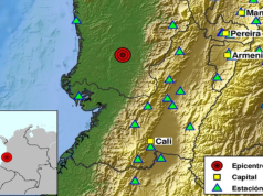 Sismo de magnitud preliminar 4.2 sacudió a Colombia este 27 de agosto