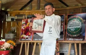 La tierra sostiene la tradición silletera
