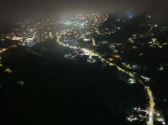 Iluminan la vía de El Peñol a Marinilla, con 565 luminarias LED